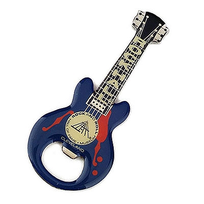 Metall-Flaschenffner in Form einer Gitarre