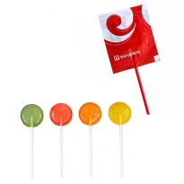 Farbige Lollys mit Fruchtgeschmack