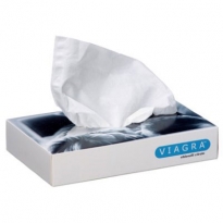 Quader Tissue-Verpackung mit Ihrem Logo
