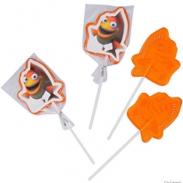 Lolly mit Logo auf dem Aufkleber