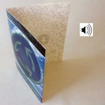Individuelle Soundgrukarte im Format A5 - Klappkarte mit Soundmodul