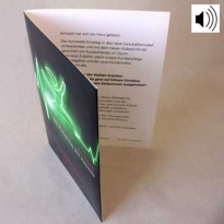 Soundgrußkarte - Klappkarte mit Audiomodul A5 - individuelle Anfertigung