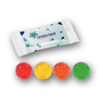 Fruchtbonbons im Flow-Pack