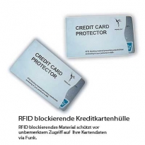 RFID NFC Schutzhülle - RFID Blocker- abschirmende Hülle für kontaktlose Karten