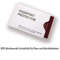 RFID Kartenhülle für kontaktlosen ePerso, Firmenausweis, Kreditkarten, Bankkarten
