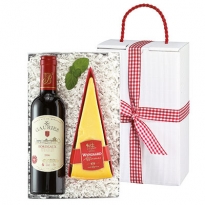 Geschenkset mit Bordeaux & Kse