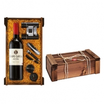 Outdoor-Geschenkset mit Fernglas, Kompass, Taschenlampe und Messer