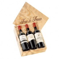 3 Flaschen Franzsischer Rotwein in exklusiver Verpackung