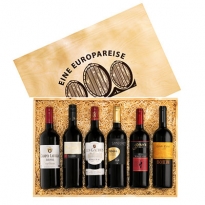 Exklusives Weinsortiment mit 6 Flaschen Wein