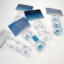 Werbewirksame Logo-Eiswrfel im 3er-Pack mit Header - innen mit Logo-Floater