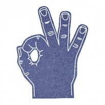 Fanhand Schaumstoffhand -als 