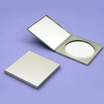 Aluminium Taschenspiegel Kosmetikspiegel