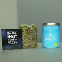Private Label – BIO-Tee in individuell gestalteter Metall-Dose