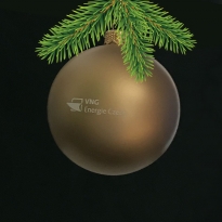 Weihnachtskugel mit Druck