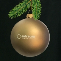 Weihnachtskugel mit Bedruckung