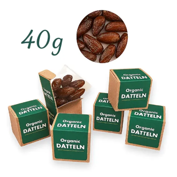 Datteln als Giveaway